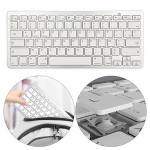 harayaa French Portable Ultra Thin Wireless Bluetooth Keyboard for Computer PC - Picture 1 of 7