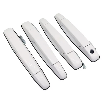4pcs Olympic White Door Handles Fit For GMC Yukon XL 1500 2014 84053446 Foto 1 de 4