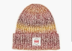 AUTHENTISCHE LEVI'S HOLIDAY SQR LOGO BEANIE MÜTZE D7868-0002 - Bild 1 von 1