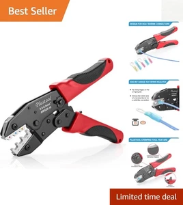 Schwerlast Crimpzange mit einstellbarer Kompression für Schrumpfverbinder - Bild 1 von 9