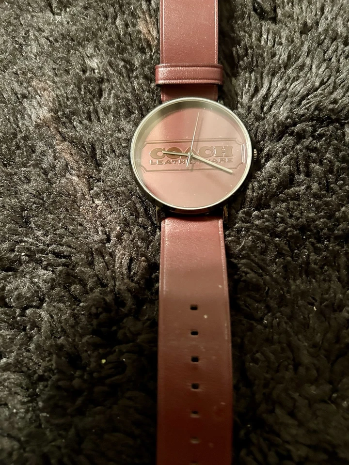 RELOJ COACH CHARLES PIEL DE BECERRO ROJA HOMBRE/MUJER’S Foto 1 de 4