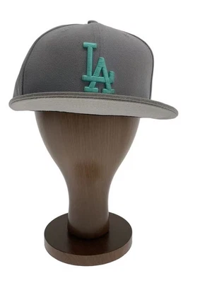 Gorra NEW ERA LA, Talla 7-1-2, Poliéster, Gris, Hombre (Pegatina no incluida) Foto 1 de 4