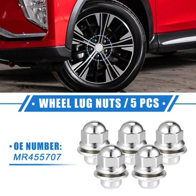5 tuercas de rueda M12x1,5 para Mitsubishi Endeavor Outlander RVR No.MR455707 Foto 1 de 4