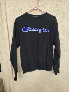 Vintage Champion Reverse Weave Sweatshirt Y2K Pullover Small 40" x 25" x 24" - Bild 1 von 5