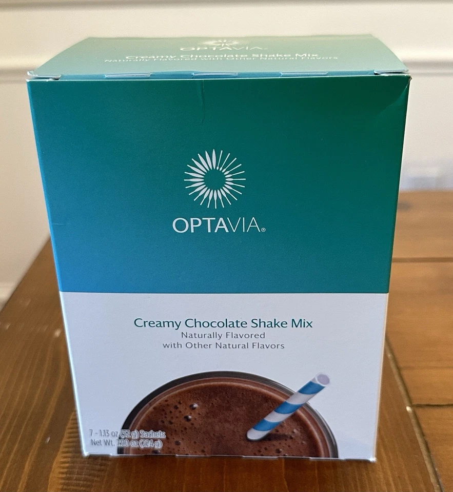 Optavia Creamy Chocolate Shake Mix 7 Servings Medifast Diet Expire 4/2026 - Image 1 of 4