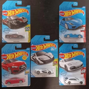 Hot Wheels Euro Konvolut 5 Pagani-Audi-McLaren-Porsche Konvolut 5 Autos - Bild 1 von 1