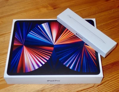 Apple iPad Pro 5. Gen 256GB, Wi-Fi + 5G (Ohne Simlock), 12,9 Zoll - Anthrazit - Bild 1 von 4