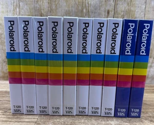 Polaroid - T-120 Supercolor 10er Pack, leere Videokassetten Aufnahme, VHS, Videorecorder, NEU - Bild 1 von 2