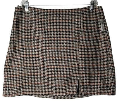 Minifalda para mujer Old azul marino marrón pata de gallo talla X-grande Dark Academia nueva con etiquetas Foto 1 de 4