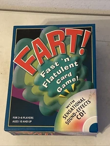 FART! The Fast 'n' Flatulent card game w/ Sound-Effects CD 100% COMPLETE - 2007 - Picture 1 of 3