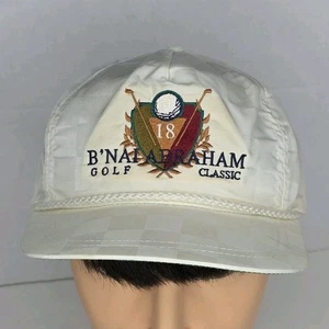 B'nai Abraham Golf Classic Embroidered String Hat Cap Somers Brand USA RARE - Picture 1 of 5