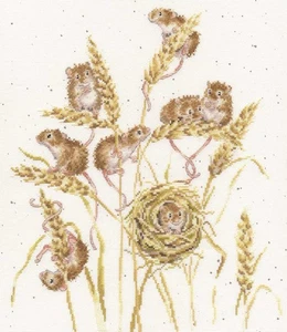 Kit de punto de cruz The Harvesters Wrendale ~ Bothy Threads - Imagen 1 de 1