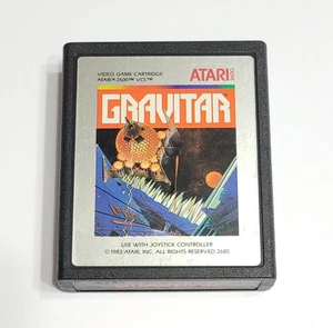 GRAVITAR Atari 2600 SILVER LABEL MAIL ORDER Game Cartridge tested working - Bild 1 von 7