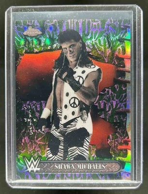 2025 Topps Chrome WWE x Cactus Jack Shawn Michaels Refractor #4/41 - Image 1 of 2