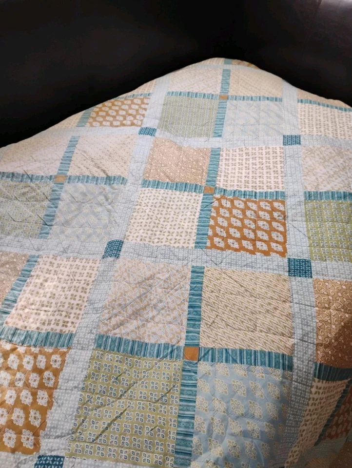 Edredón Mainstays Rústico Shabby Estampado Patchwork - 82" por 87" Multicolor  Foto 1 de 4