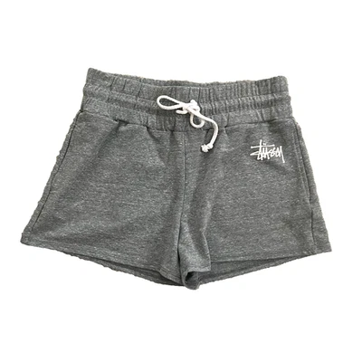 Nuevo con etiquetas Pantalón Corto de Gimnasio Stussy Basic para Mujer Gris Jaspeado M Foto 1 de 4