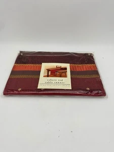 Pier 1 Sahara Red Table Runner - Picture 1 of 6