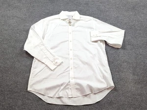 Charles Tyrwhitt Hemd Herren 17-34 Weiß Classic Fit Langarm Knopf - Bild 1 von 9