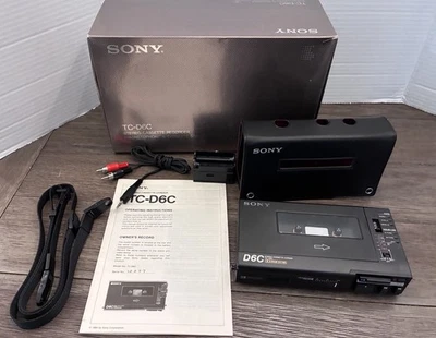 Grabadora de casete magnetófono Sony Professional TC-D6C con caja original funcionando Foto 1 de 4