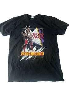 Camicia Bruno Mars 24k Magic World Tour Adulto L Nera Musica 2018 Concerto - Foto 1 di 8