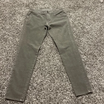 Pantalones American Eagle para mujer 12 regulares gris pana 360 súper elásticos jegging Foto 1 de 4