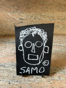 Jean-Michel Basquiat Original 1980 Souvenir Postcard Subway Collection SAMO - Picture 1 of 3