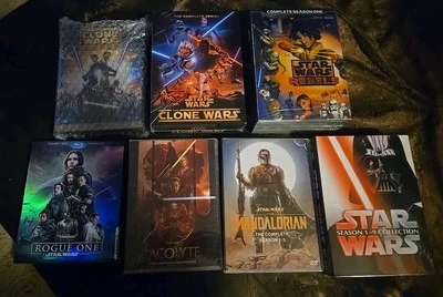 Star Wars 11 Movies & 11 Seasons Star Wars DVD Collection All New Only 2 Used  - Image 1 of 4