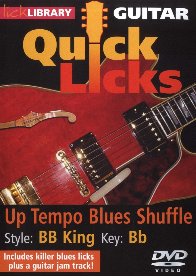 Lick Library: Quick Licks - BB King Up Tempo Blues Shuffle (DVD) Stuart Bull - Imagen 1 de 1