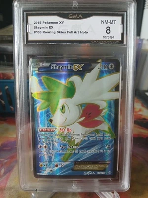 Shaymin EX 106/108 Pokemon XY Roaring Skies Full Art GMA 8 NM-MT - Image 1 of 2