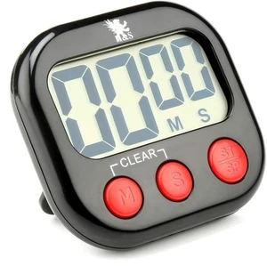 Digital Timer - Stoppuhr & Küchentimer mit Großer LCD-Anzeige - Bild 1 von 8