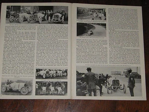 12.8 L 1908 & 4.5 1914 GP MERCEDES Profile 1 , 12p booklet FREE POST AUSTRALIA - Picture 1 of 3
