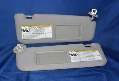 2007-2009 Lexus ES350 Pair Of Right & Left Side Sun Visors Gray OEM W/Warranty - Image 1 of 4