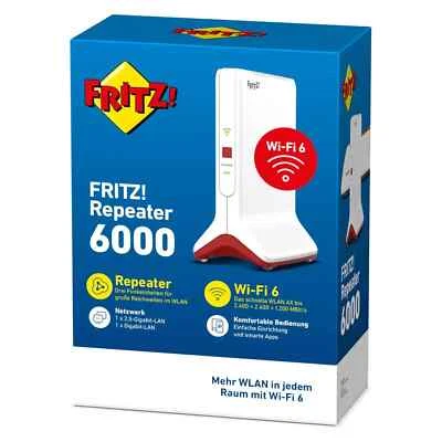 AVM FRITZ!REPEATER 6000 WLAN-Repeater 3 Funkreinheiten Mesh 2.5Ghz-Lan Eco-Modus - Bild 1 von 4