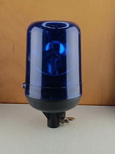 Electric signal blue lamp BOSCH Flashing Beacon 360° Rotating Flasher. Germany - Picture 1 of 24