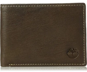 Timberland Men's Genuine Leather Rfid Blocking Passcase Security Wallet - Picture 1 of 1