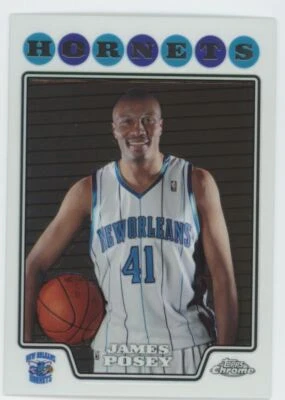 2008-09 Topps Chrome James Posey New Orleans Hornets #81 - Image 1 of 2