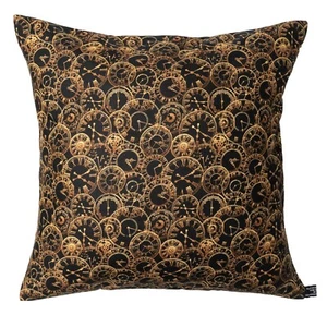 Clockface Steampunk Cushion Cover Sofa Decorative Trendy Case fits 18" x 18". - Picture 1 of 2