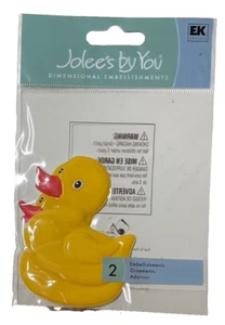 Rubber Duckie~Dimensional Scrapbook Sticker Embellishment~Jolee's By You~VTG~New - Picture 1 of 2