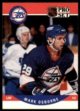 1990-91 Pro Set Mark Osborne Winnipeg Jets #564