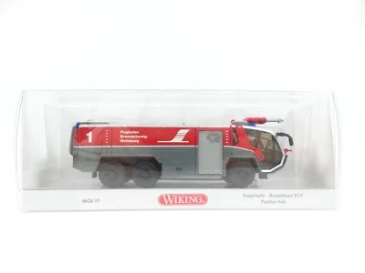 1:87 Wiking 062605 bomberos Rosenbauer FLF Panther 6x6 vehículo de extinción de aeródromo #A855 Foto 1 de 4
