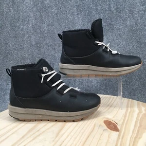 Columbia Boots Womens 9.5 Moritza Shorty Ankle Booties 2005051010 Black Leather - Picture 1 of 16