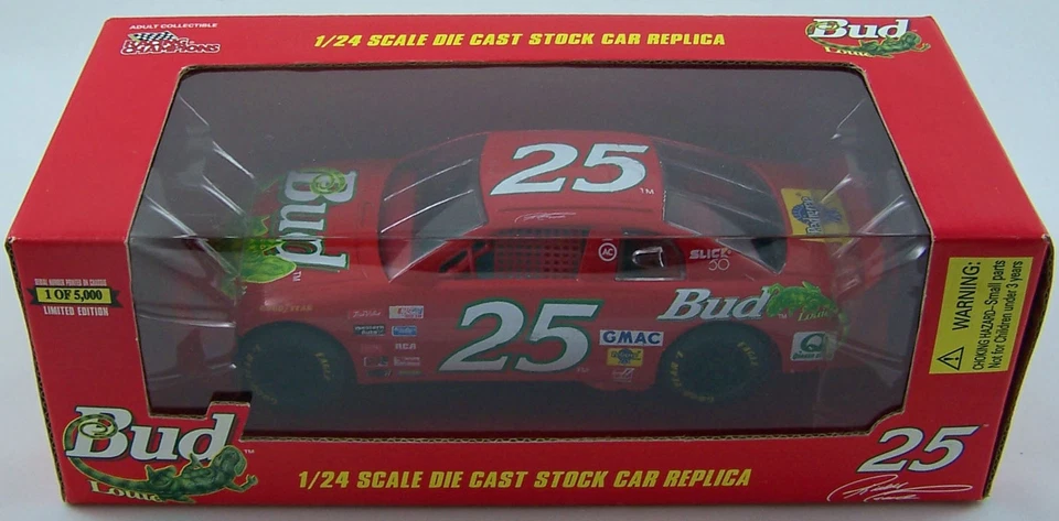 Ricky Craven #25 Bud Louie Racing Champions 1 24 Scale Limited Edition of 5 000