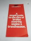 Vintage Automobilia AUTOMOTIVE PRODUCTS (AP) Car Safety Booklet Lockheed 1970s