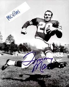 Foto firmada autografiada por Tommy Mason de los Vikingos de Minnesota 8x10 certificado de autenticidad #3 fallecido - Imagen 1 de 1