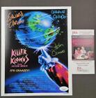 Chiodo Brothers signed Killer Klowns From Outer Space 8x10 Movie Poster JSA COA