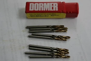 Dormer A022 - 1/8" HSS Tin Coated Tip Stub Drill - 9 off - Picture 1 of 4