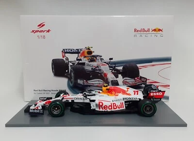 SPARK 1:18 MODELLINO DIE CAST AUTO F1 RED BULL HONDA RB16B PEREZ GP TURCHIA 2021 - Immagine 1 di 4