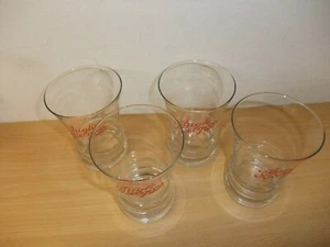 4 ANCIENS VERRES "AIGLE BELGICA" - Picture 1 of 3