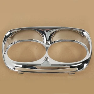 Dual Headlamp Headlight Trim Cover Bezel Fit For Harley Road Glide 1998-2013 - Picture 1 of 5