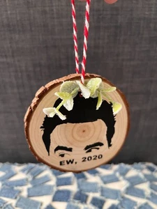 Ornamento disco in legno SCHITT'S CREEK EW DAVID 2020 - Foto 1 di 2